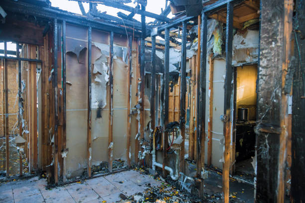 Professional Fire Damage Restoration technician working in Missouri Valley, IA